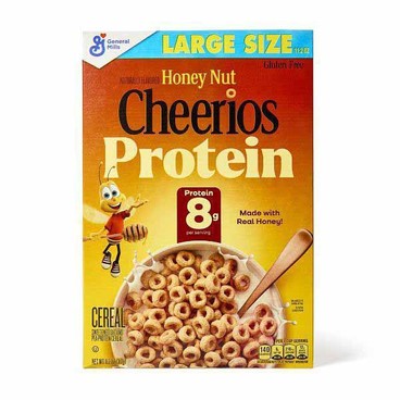 General Mills Cheerios Protein CerealBuy 1 Get 1 FREEFree item of equal or lesser price.
Honey Nut, 11.2-oz box
