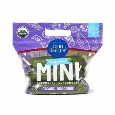 Organic Mini CucumbersBuy 1 Get 1 FREEFree item of equal or lesser price.
Great for Salads or Snacking, 16-oz bag