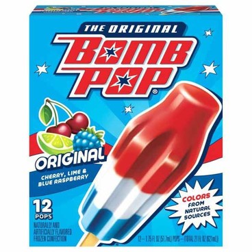 The Original Bomb Pop or Nutella Ice Cream or Kinder Bueno Frozen Dairy DesertBuy 1 Get 1 FREEFree item of equal or lesser price.
12-ct., or 14-oz pkg.