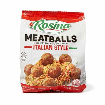 Rosina MeatballsBuy 1 Get 1 FREEFree item of equal or lesser price.
18 to 26-oz pkg.