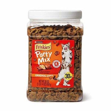 Friskies Party Mix Cat TreatsBuy 1 Get 1 FREEFree item of equal or lesser price.
30-oz cnstr.