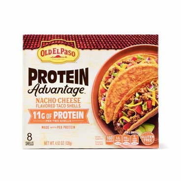 Old El Paso Taco ShellsBuy 1 Get 1 FREEFree item of equal or lesser price.
Protein Advantage: Regular or Nacho Cheese; or Carb Advantage Crunchy or Nacho Cheese Flavored Taco Shells or Tortillas, 8 or 10-ct. pkg.