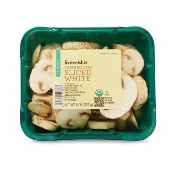 GreenWise Organic White MushroomsBuy 1 Get 1 FREEFree item of equal or lesser price. 
Sliced, 8-oz pkg.