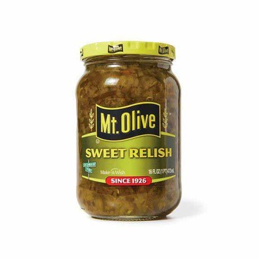 Mt. Olive RelishBuy 1 Get 1 FREEFree item of equal or lesser price.
Or Pickles, Okra, or Salad Sweet Cubes, 16-oz jar 
(Excluding Organic and Simply Vidalia)