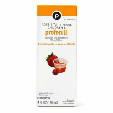 Publix Children's Profen IBBuy 1 Get 1 FREEFree item of equal or lesser price.
Pain Reliever Fever Reducer, Oral Suspension, Berry Flavor or Original, 4-oz box