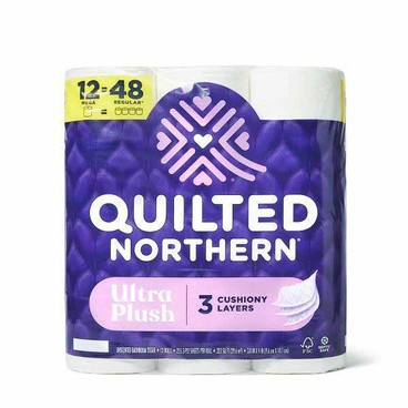 Quilted Northern Bathroom TissueBuy 1 Get 1 FREEFree item of equal or lesser price.
Mega Rolls: Ultra Plush or Ultra Soft & Strong, 12-oz pkg.