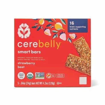 Cerebelly Organic Toddler BarsBuy 1 Get 1 FREEFree item of equal or lesser price.
Smart Bars, 4.2-oz box; or Organic Baby Puree, 4-oz pouch