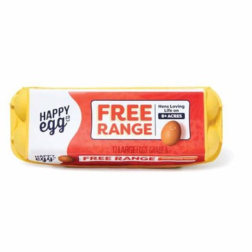 Happy Egg Co. Large Brown Eggs, Free Range, Grade ABuy 1 Get 1 FREEFree item of equal or lesser price.
12-ct. ctn.