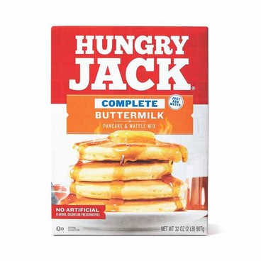 Hungry Jack Complete Pancake & Waffle MixBuy 1 Get 1 FREEFree item of equal or lesser price.
Buttermilk or Extra Light and Fluffy, 32-oz box