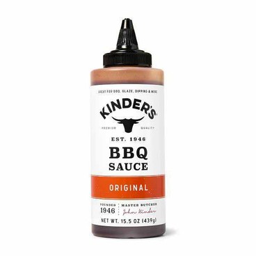 Kinder's BBQ SauceBuy 1 Get 1 FREEFree item of equal or lesser price.
Or Wing or Dipping Sauce, or Marinade, Rub, or Dips and Seasoning Mix, 1.25 to 16.1-oz pkg.
