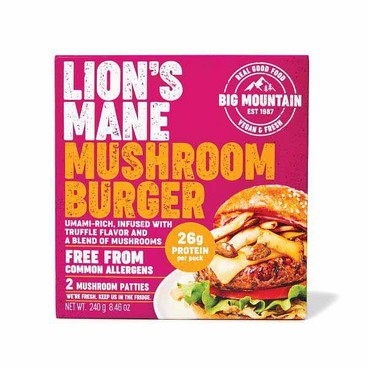 Big Mountain Foods Mushroom BurgerBuy 1 Get 1 FREEFree item of equal or lesser price.
Or Soy-Free Tofu or Spinach & Fava Feta Veggie Links, 8.46 to 12-oz pkg.