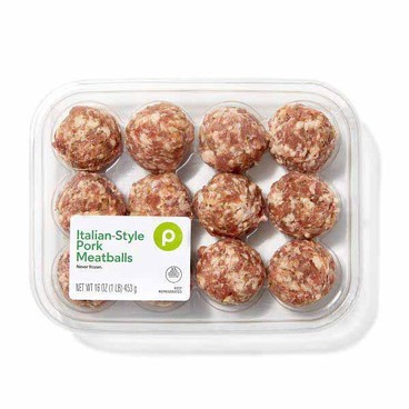 Publix Italian-Style Pork MeatballsBuy 1 Get 1 FREEFree item of equal or lesser price.
16-oz tray