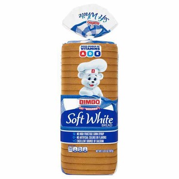 Bimbo White BreadBuy 1 Get 1 FREEFree item of equal or lesser price.
Soft, 20-oz bag