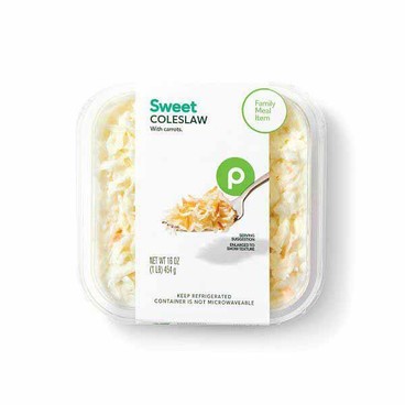 Publix Sweet ColeslawBuy 1 Get 1 FREEFree item of equal or lesser price.
Located in the Deli, 16-oz pkg.