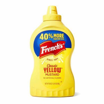 French's Classic Yellow Mustard, SqueezeBuy 1 Get 1 FREEFree item of equal or lesser price.
20-oz bot.
