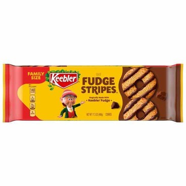 Keebler Family Size CookiesBuy 1 Get 1 FREEFree item of equal or lesser price.
Fudge Stripes, Chips Deluxe, Vienna Fingers, E.L. Fudge, or Sandies Shortbread, 14.6 to 17.3-oz pkg. 
(Excluding Packages Not Marked Family Size)
