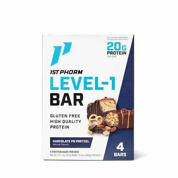 1st Phorm Level-1 Protein BarBuy 1 Get 1 FREEFree item of equal or lesser price.
4-ct. box