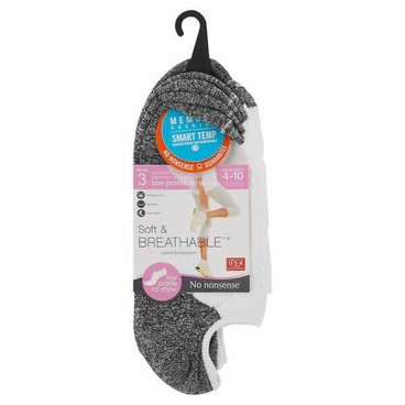 No Nonsense SocksBuy 1 Get 1 FREEFree item of equal or lesser price.
Or Liners or Shortie Slippers, 1 to 10-Pairs, each pkg.