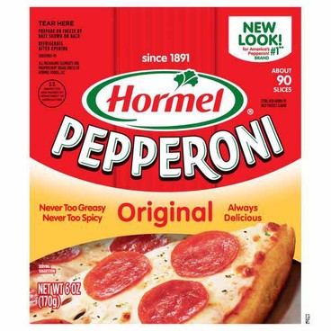 Hormel PepperoniBuy 1 Get 1 FREEFree item of equal or lesser price.
5 or 6-oz pkg.