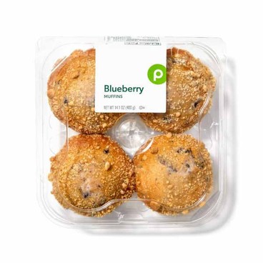 MuffinsBuy 1 Get 1 FREEFree item of equal or lesser price. 
From the Publix Bakery, 4-ct. 13 to 14.1-oz pkg. 
(Excluding Combo Muffins)