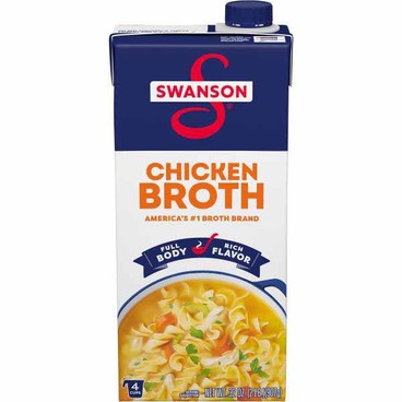 Swanson BrothBuy 1 Get 1 FREEFree item of equal or lesser price.
Or Cooking Stock, 32-oz ctn. 
(Excluding Organic and Bone Broth)
