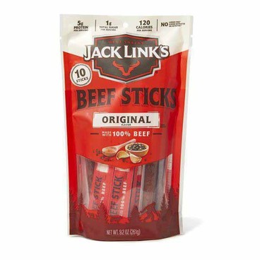 Jack Link's Beef SticksBuy 1 Get 1 FREEFree item of equal or lesser price. 
10-ct. pkg.