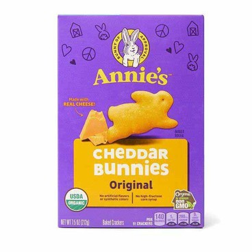 Annie's Organic Baked CrackersBuy 1 Get 1 FREEFree item of equal or lesser price.
Or Bunny Grahams, 7 or 7.5-oz box