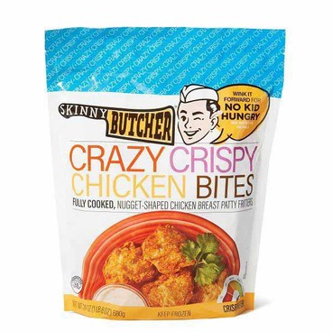 Skinny Butcher Crazy Crispy ChickenBuy 1 Get 1 FREEFree item of equal or lesser price.
Bites, Tenders, or Breasts, 24-oz pkg.; or Yummy Dino Buddies Chicken Breast Nuggets, 18 or 21-oz pkg.