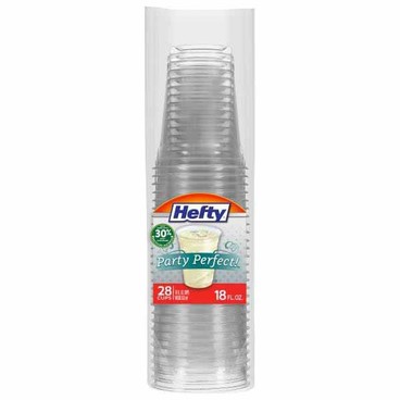 Hefty Clear CupsBuy 1 Get 1 FREEFree item of equal or lesser price.
18-oz, 28-ct. pkg.