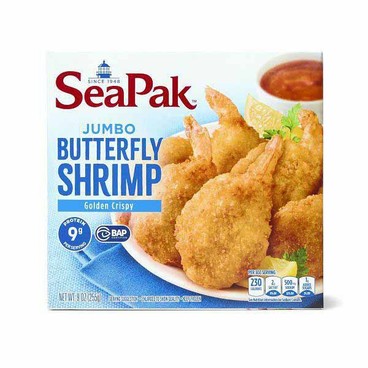 Seapak Shrimp & Seafood Co. ProductsBuy 1 Get 1 FREEFree item of equal or lesser price.
Shrimp, Clam Strips, Beer Battered Cod, or Calamari, 8.2 to 14-oz box
(Excluding Family Size)