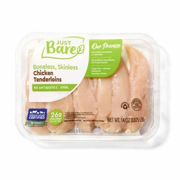 Just Bare Chicken TenderloinsBuy 1 Get 1 FREEFree item of equal or lesser price.

14-oz tray