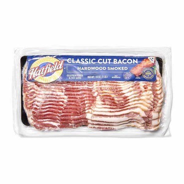 Hatfield Smoked BaconBuy 1 Get 1 FREEFree item of equal or lesser price.
16-oz pkg.