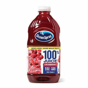 Ocean Spray JuiceBuy 1 Get 1 FREEFree item of equal or lesser price.
32 to 64-oz bot.; or Craisins, 8 or 12-oz bag 
(Excluding 64-oz Cocktails and Drinks)