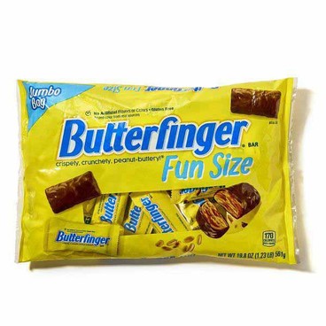 Butterfinger Candy BarBuy 1 Get 1 FREEFree item of equal or lesser price.
Fun Size, 19.8-oz; or Kinder Bueno and Nerds Gummy Clusters Candies, 25-Pieces, 10.6-oz bag 
(In Select Stores, While Quantities Available)