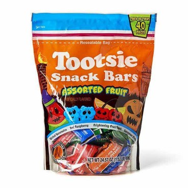 Tootsie Snack BarsBuy 1 Get 1 FREEFree item of equal or lesser price.
Assorted Fruit, 40-Pieces, 24.5-oz bag; or Charleston Chew, 3 Flavors: Vanilla, Strawberry, or Chocolatey, 50-Pieces. 14.94-oz bag
