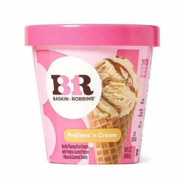 Baskin-Robbins Ice Cream or Fruit Riot Frozen Fruit MixBuy 1 Get 1 FREEFree item of equal or lesser price.
14-oz ctn.; or 8-oz bag
