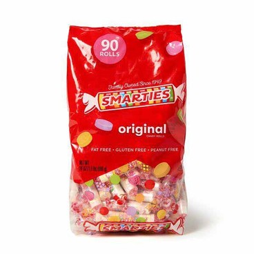 Smarties Original Candy RollsBuy 1 Get 1 FREEFree item of equal or lesser price.
24-oz; or Haribo Gummi Candy, 12.5 or 14-oz; or Bazooka Assorted Pops, 2.8-oz; or Joyride Strips, Gummies, or Ropes, 3.5-oz bag