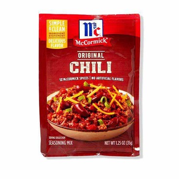 McCormick Seasoning MixBuy 1 Get 1 FREEFree item of equal or lesser price.
Or Gravy or Fajita Marinade, .75 to 2.64-oz pkg.; or French's Chili-O Seasoning Mix, 1.75-oz pkg.