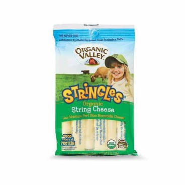Organic Valley Organic String CheeseBuy 1 Get 1 FREEFree item of equal or lesser price.
Mozzarella Stringles, 8-oz pkg.; or Organic Valley Medium Cheddar Snack Stick, 4.5-oz bag