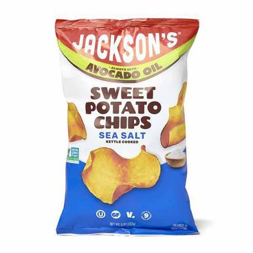 Jackson's ChipsBuy 1 Get 1 FREEFree item of equal or lesser price.
Kettle Cooked or Sweet Potato; or Super Veggie Straws, 5-oz bag