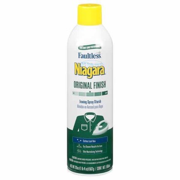 Faultless Niagara Ironing Spray StarchBuy 1 Get 1 FREEFree item of equal or lesser price.
Or Wrinkle Remover, or Fabric Finish or Refresher, 15 or 20-oz can