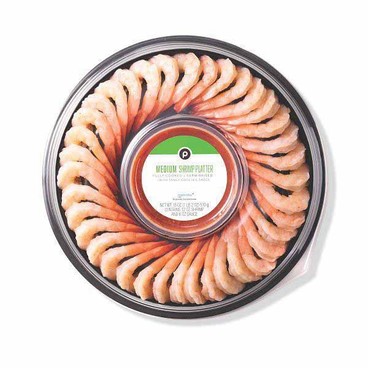 Publix Medium Shrimp PlatterBuy 1 Get 1 FREEFree item of equal or lesser price.
Includes Sauce, Previously Frozen or Frozen, Net Weight 18-oz tray