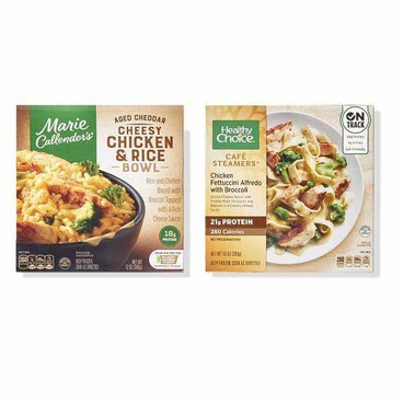 Healthy Choice Entr&eacute;esBuy 1 Get 1 FREEFree item of equal or lesser price.
Or Marie Callender's Bowl or Meals, 9 to 13-oz box