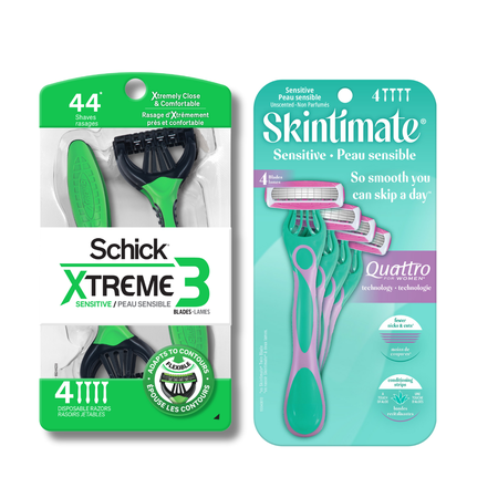 Save $3.00 on any ONE (1) Schick&reg; Men's or Women's or Skintimate&reg; Disposable Razor Pack