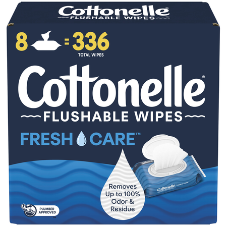 Save $5.00 on any ONE (1) BOX Cottonelle Wipes 336ct