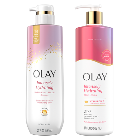Save $5.00 on TWO Olay Body Wash 28oz, Body Wash 20oz OR Olay Hand & Body Lotion 17oz (excludes Indulgent Moisture Body Wash 20oz and trial/travel siz