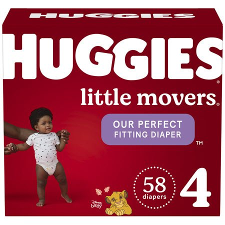 Save $1.50 on any ONE (1) Package of HUGGIES® Diapers (valid only on 10ct. to 108 ct.)