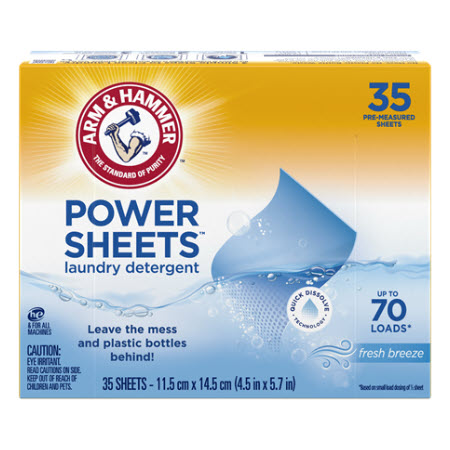 Save $2.00 on any ONE (1) Arm & Hammer&trade;  Laundry Sheets