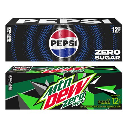 Save $1.00 on ONE (1) Pepsi Zero Sugar OR Dew Zero Sugar 12-pk. 12-oz