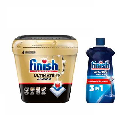 Save $2.00 on any ONE (1) Finish&reg; Detergent (Ultimate-Quantum&reg;, Quantum&reg; or Power), JET-DRY&reg; Rinse Aid, or Dishwasher Cleaner